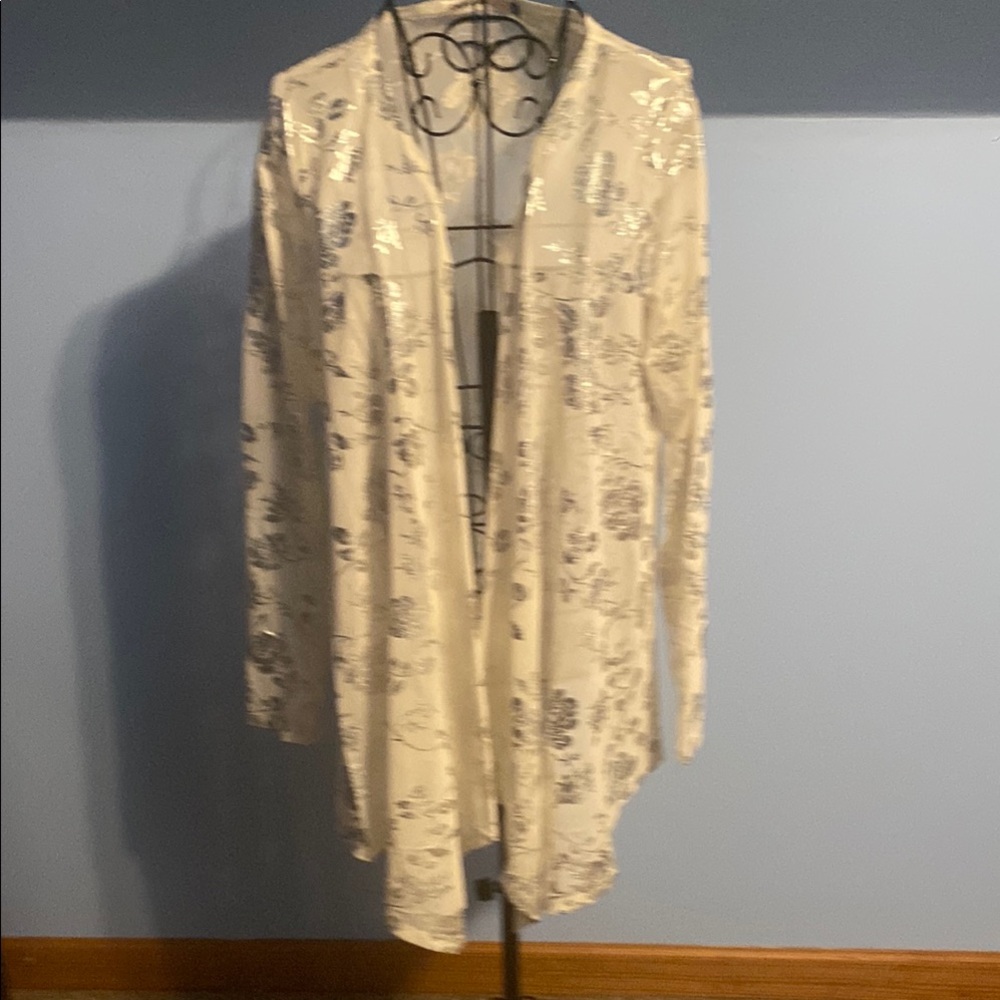 Floral  Open Cardigan NWOT